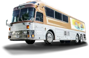 Vintage Tour Bus Classic Design PNG Image