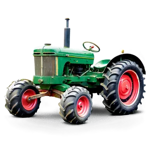 Vintage Tractor On Farm Png 32 PNG Image