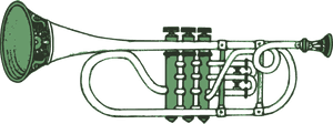 Cartoon Trumpet Clip Arts - Trumpet, HD Png Download PNG with transparent background