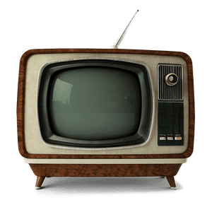 Vintage TV Set PNG kas PNG image with transparent background
