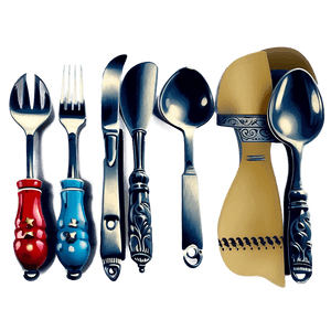 Vintage Utensils Illustration PNG 61 PNG with transparent background