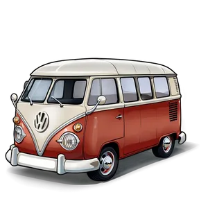 Vintage Van Png Suk PNG Image