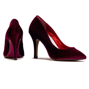 Vintage Velvet Heels PNG 06122024 PNG with transparent background
