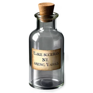 Vintage Vial Png Wfy PNG Image