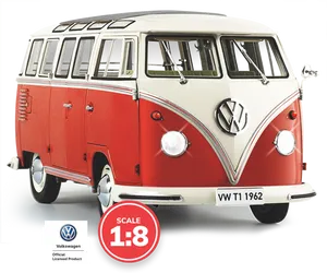 Vintage Volkswagen Bus1962 PNG Image