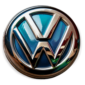 Vintage Volkswagen Logo PNG kcp PNG image with transparent background