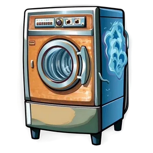 Vintage Washing Machine Logo Png Cdx PNG Image