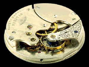 Vintage Watch Movement Mechanism PNG image with transparent background