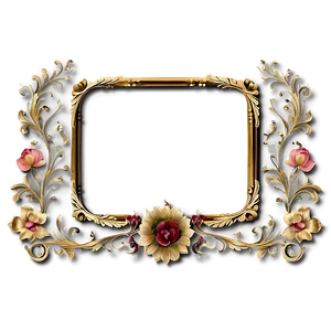 Vintage Wedding Frame Png 67 PNG Image