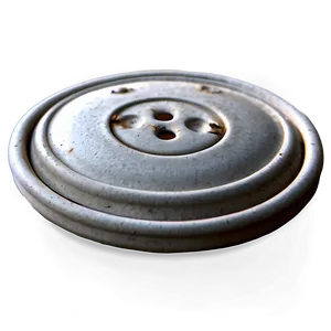 Vintage White Button Style Png 13 PNG Image