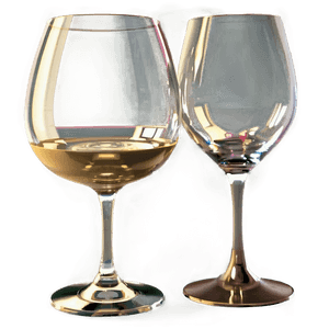 Vintage Wine Glasses Set PNG vbf PNG