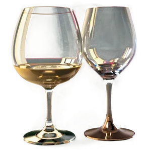 Vintage Wine Glasses Set Png Vbf PNG Image