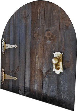 Alice In Wonderland Small Door - Alice In Wonderland Props Cards, HD Png Download PNG with transparent background