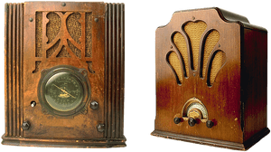 Old Radio, Radio, Vintage, Retro, Collectible, Old - Antique Radios, HD Png Download PNG with transparent background