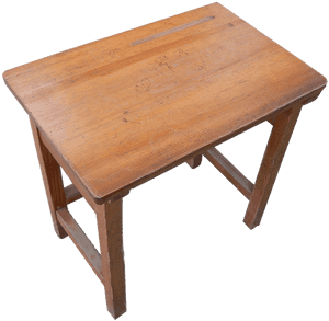 Desk, Student Desk, Wooden Desk - Student Wooden Desk, HD Png Download PNG image with transparent background