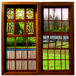 Vintage Wooden Windows PNG 06112024 PNG image with transparent background