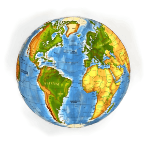 Vintage World Map PNG 45 PNG image with transparent background