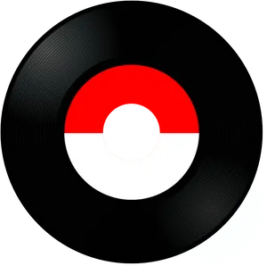 Vinyl_ Record_ Simple_ Design PNG Image