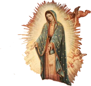 Virgen De Guadalupe Icon PNG Image