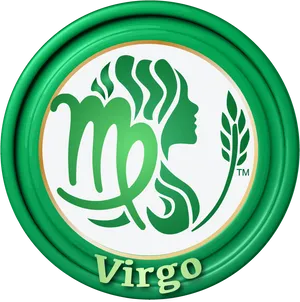 Virgo Zodiac Sign Emblem PNG Image