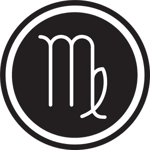 Virgo Zodiac Symbol PNG with transparent background