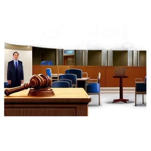 Virtual Courtroom Illustration Png 06262024 PNG Image