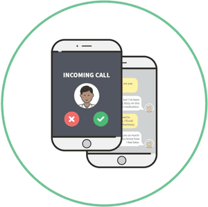 Virtual Healthcare Assistance Concept PNG