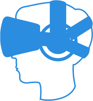 Vr Icon No Text - Virtual Reality Blue Icon Png, Transparent Png PNG image with transparent background