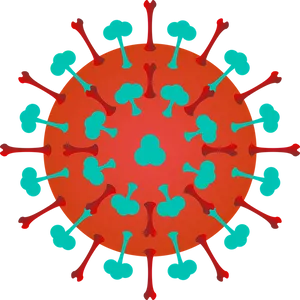 Virus Particle Illustration.png PNG Image