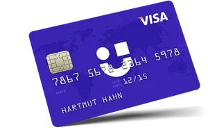 Visa Card Illustration PNG Image