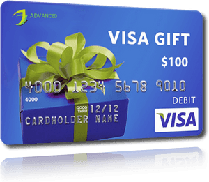 Visa Gift Card100 Dollars PNG