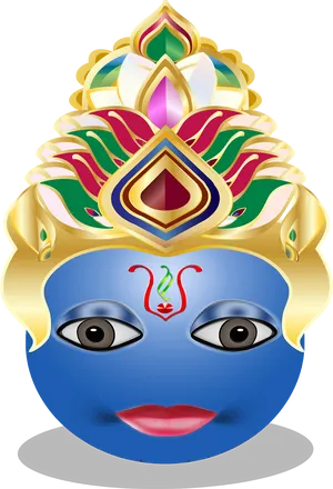 Vishnu Iconic Representation PNG Image