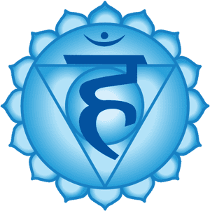 Vishuddha Chakra Symbol PNG image with transparent background