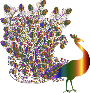 Visual Arts,art,galliformes - Indian Peacock Design Png, Transparent Png PNG image with transparent background