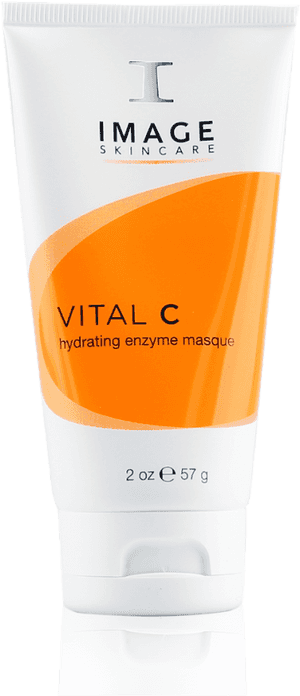 Vital C Hydrating Enzyme Masque Skincare Product PNG image with transparent background
