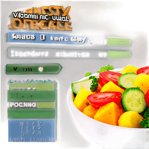 Vitamin C Zesty Salad Bowl PNG iyl47 PNG with transparent background