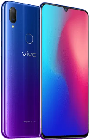 Vivo Dual Tone Smartphone Design PNG Image