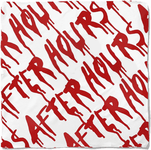 Vlone After Hours Blood Drip Bandana White Digital - Illustration, HD Png Download PNG with transparent background
