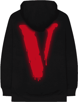 Vlone Drip Pullover Hoodie Digital Album - Hoodie, HD Png Download PNG with transparent background