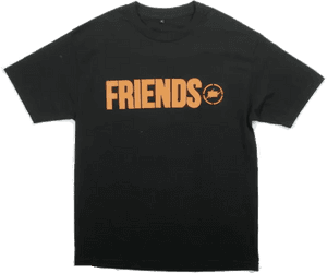 Vlone 'friends' PNG image with transparent background