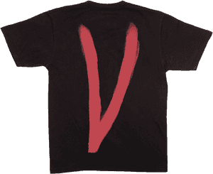 Vlone Lone Love T-shirt Black - Active Shirt, HD Png Download PNG