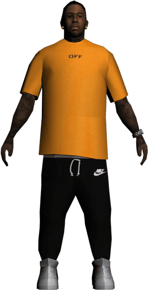 Vlone , Png Download - Gta Sa Vlone Skin, Transparent Png PNG with transparent background