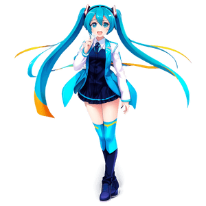 Vocaloid Icon Hatsune Miku PNG 06202024 PNG image with transparent background