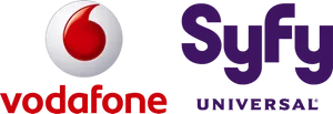 Vodafone Syfy Universal Logos PNG Image