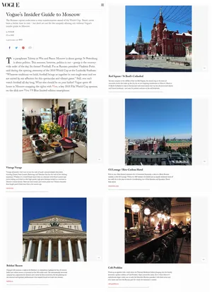 Vogue Moscow Insider Guide PNG Image