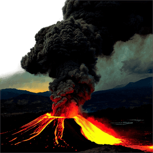 Volcano Eruption PNG 05232024 PNG image with transparent background