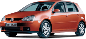 Orange Volkswagen Golf - 2006 Volkswagen Golf, HD Png Download PNG image with transparent background