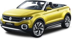 Volkswagen T Cross Breeze Yellow Car - Volkswagen New Car In India 2019, HD Png Download PNG image with transparent background