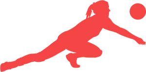 Volleyball_ Player_ Silhouette_ Clipart.png PNG Image