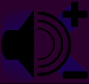 Volume Increase Icon PNG with transparent background